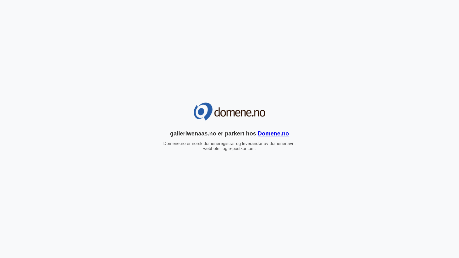 website screenshot of https://galleriwenaas.no/