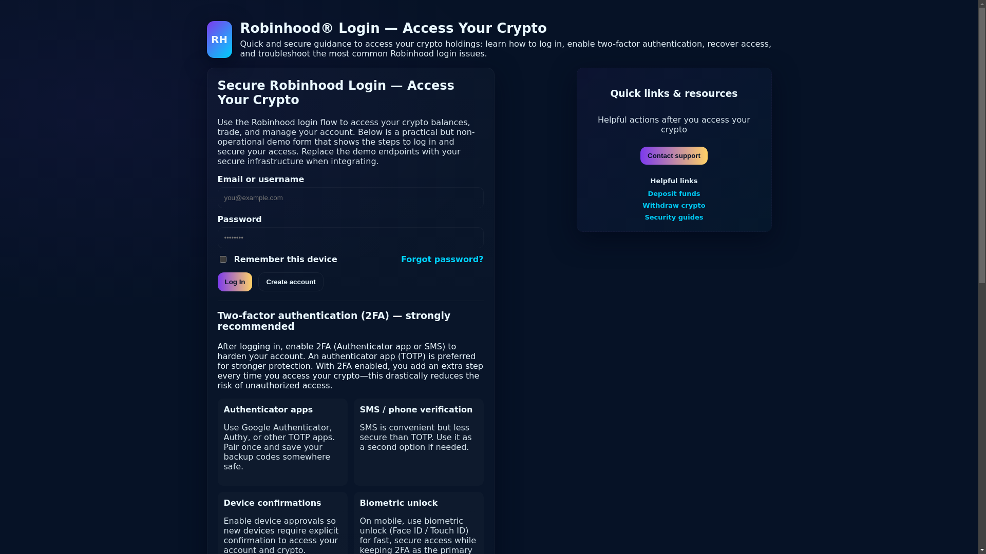 website screenshot of https://account-robnhuld.pages.dev/
