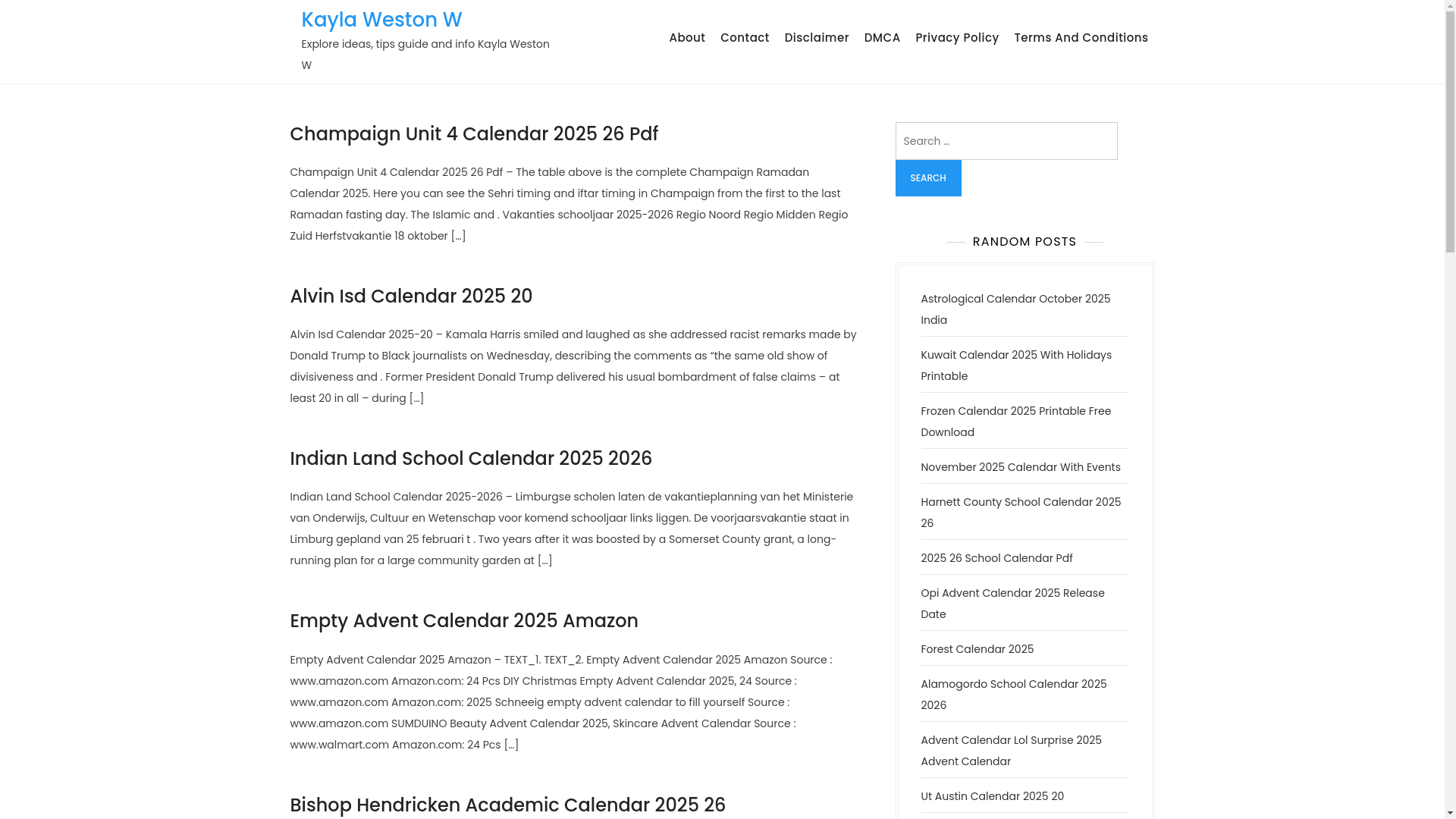 website screenshot of https://kaylawestonw.pages.dev/