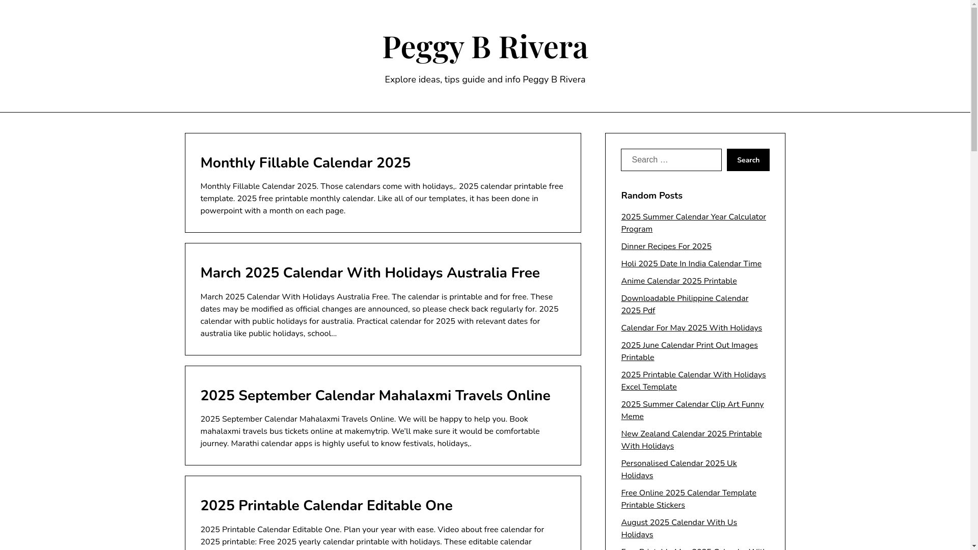 website screenshot of https://peggybriverae.pages.dev/
