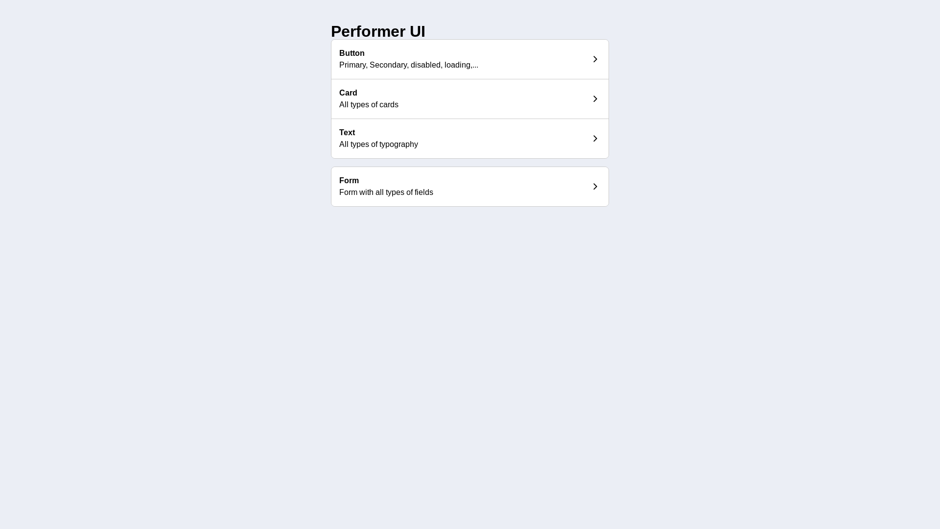 website screenshot of https://performer-ui.pages.dev/