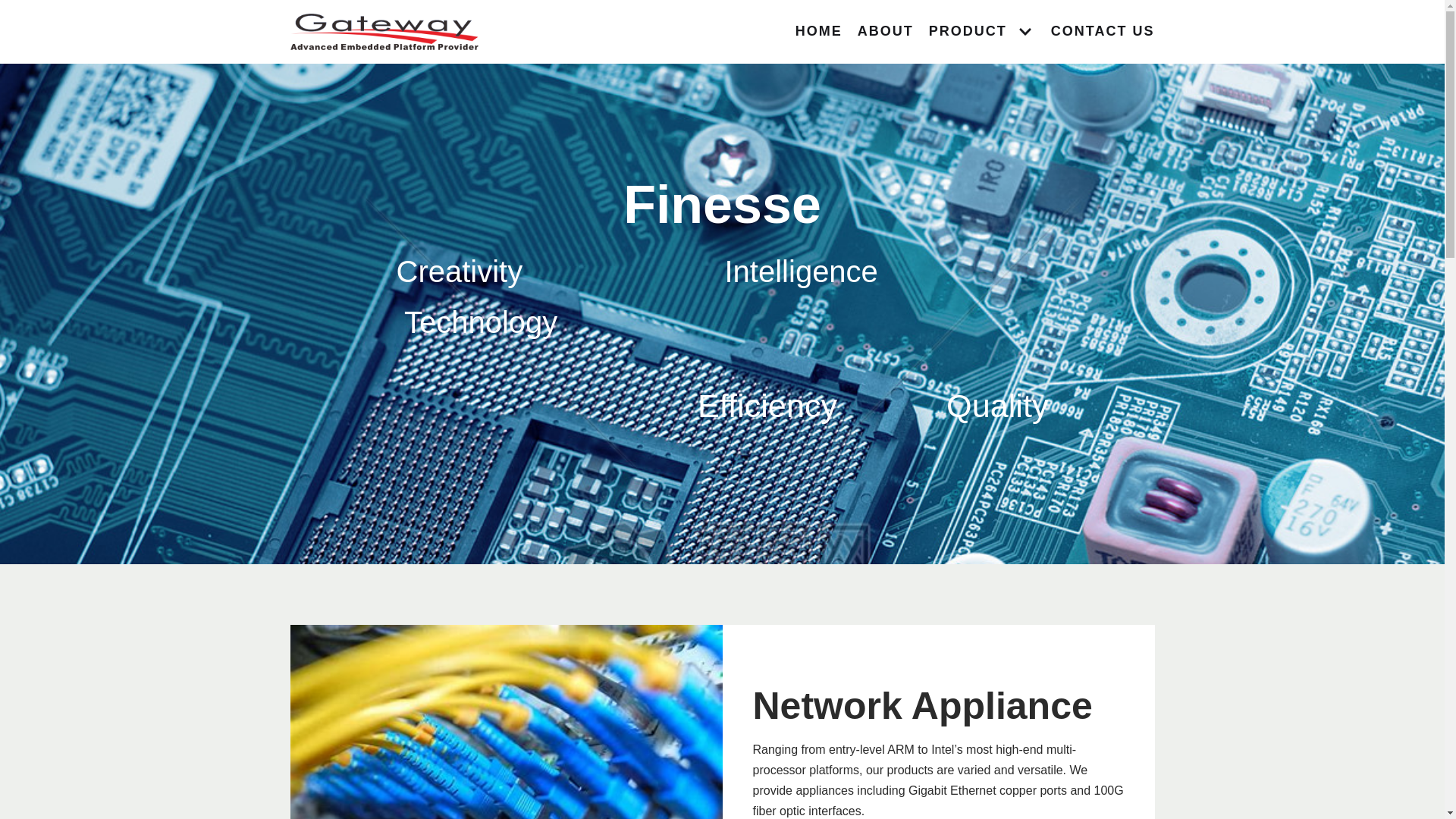 website screenshot of https://gateway-cn.com/