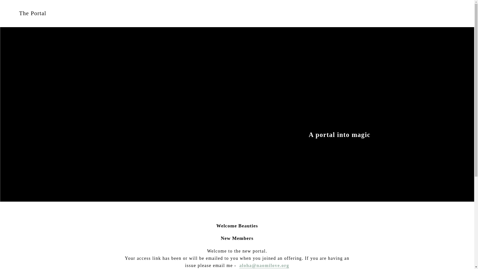 website screenshot of https://portalofdivinelight.org/