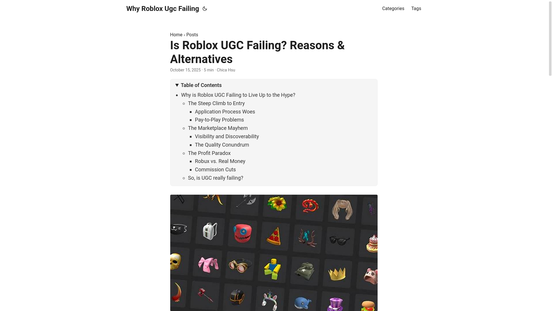 website screenshot of https://why-roblox-ugc-failing.pages.dev/