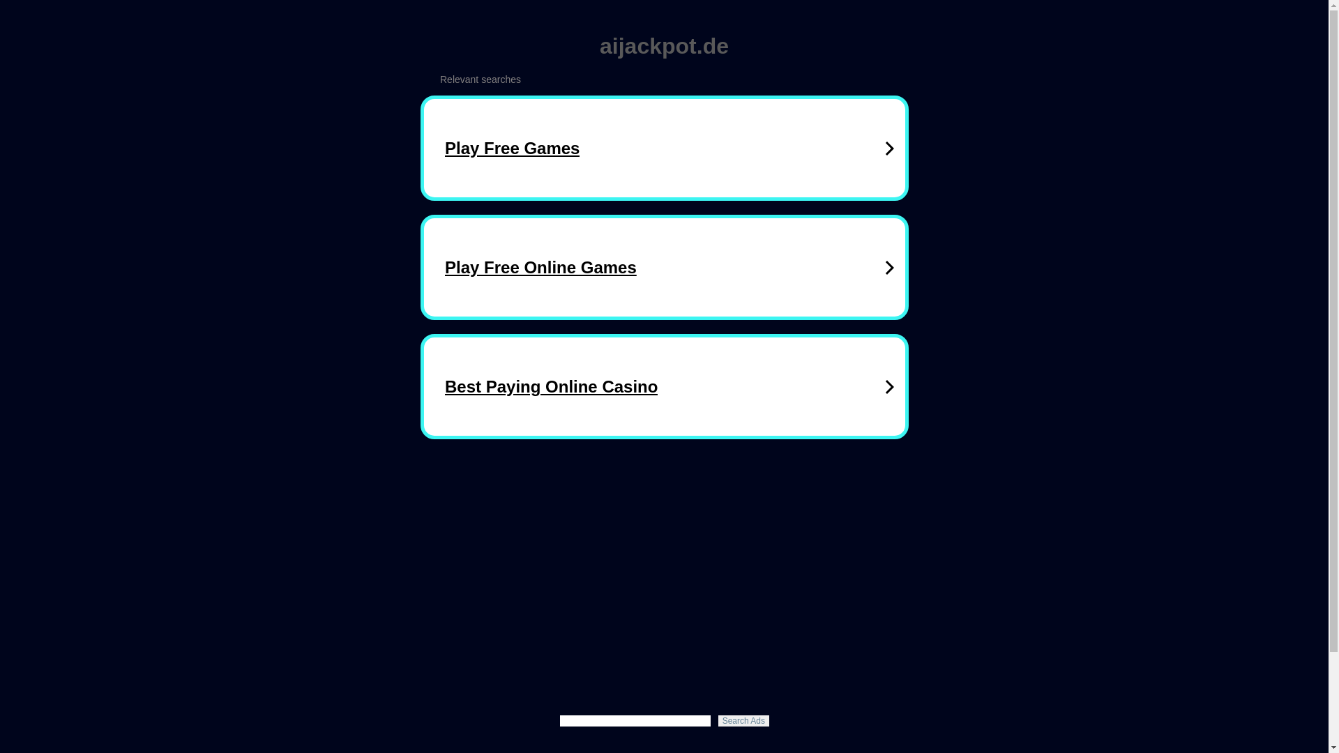 website screenshot of https://aijackpot.de/