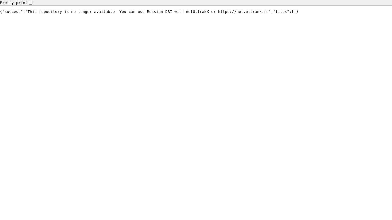 website screenshot of https://tinfoil.ultranx.ru/