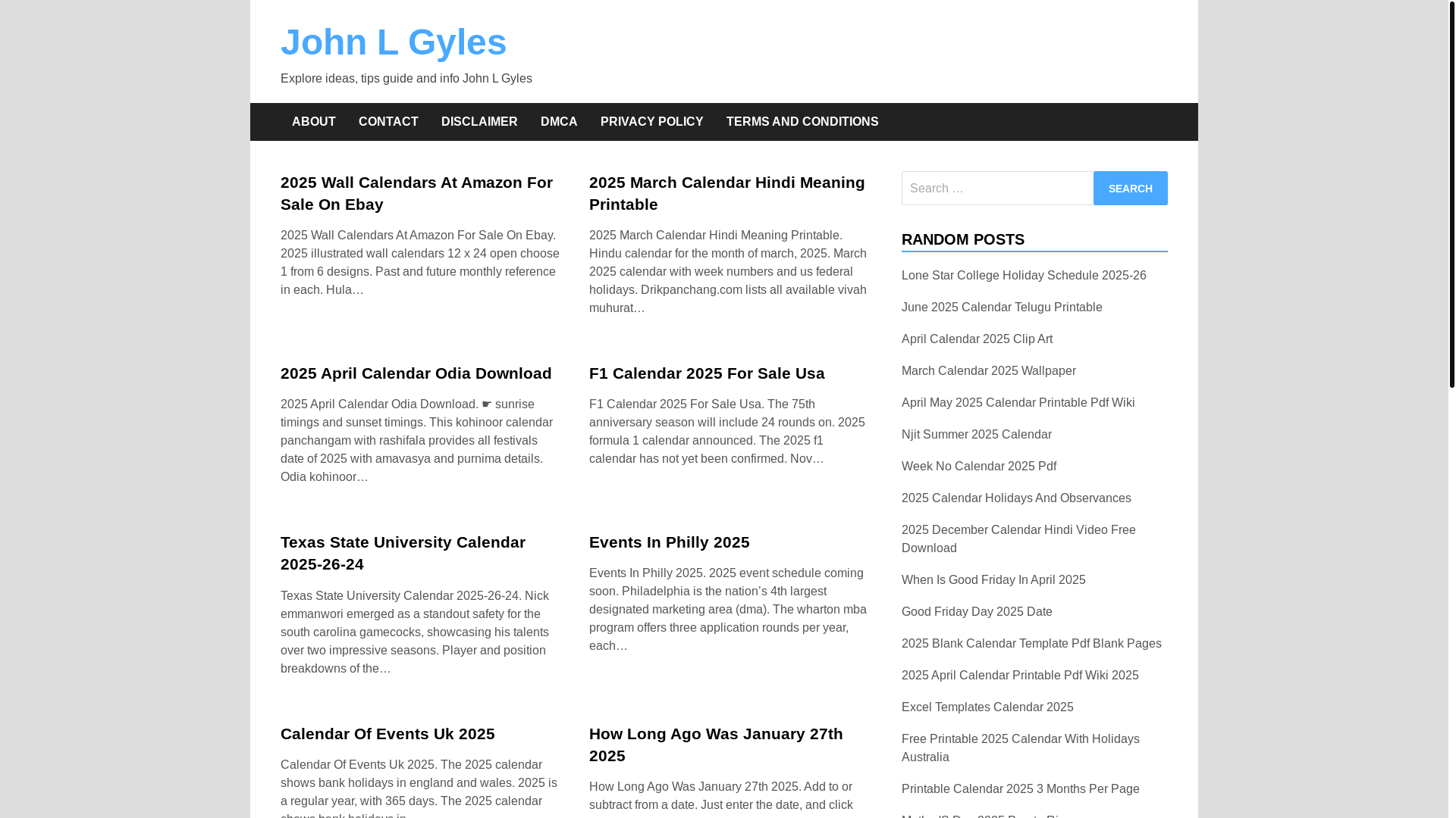 website screenshot of https://johnlgyles.pages.dev/