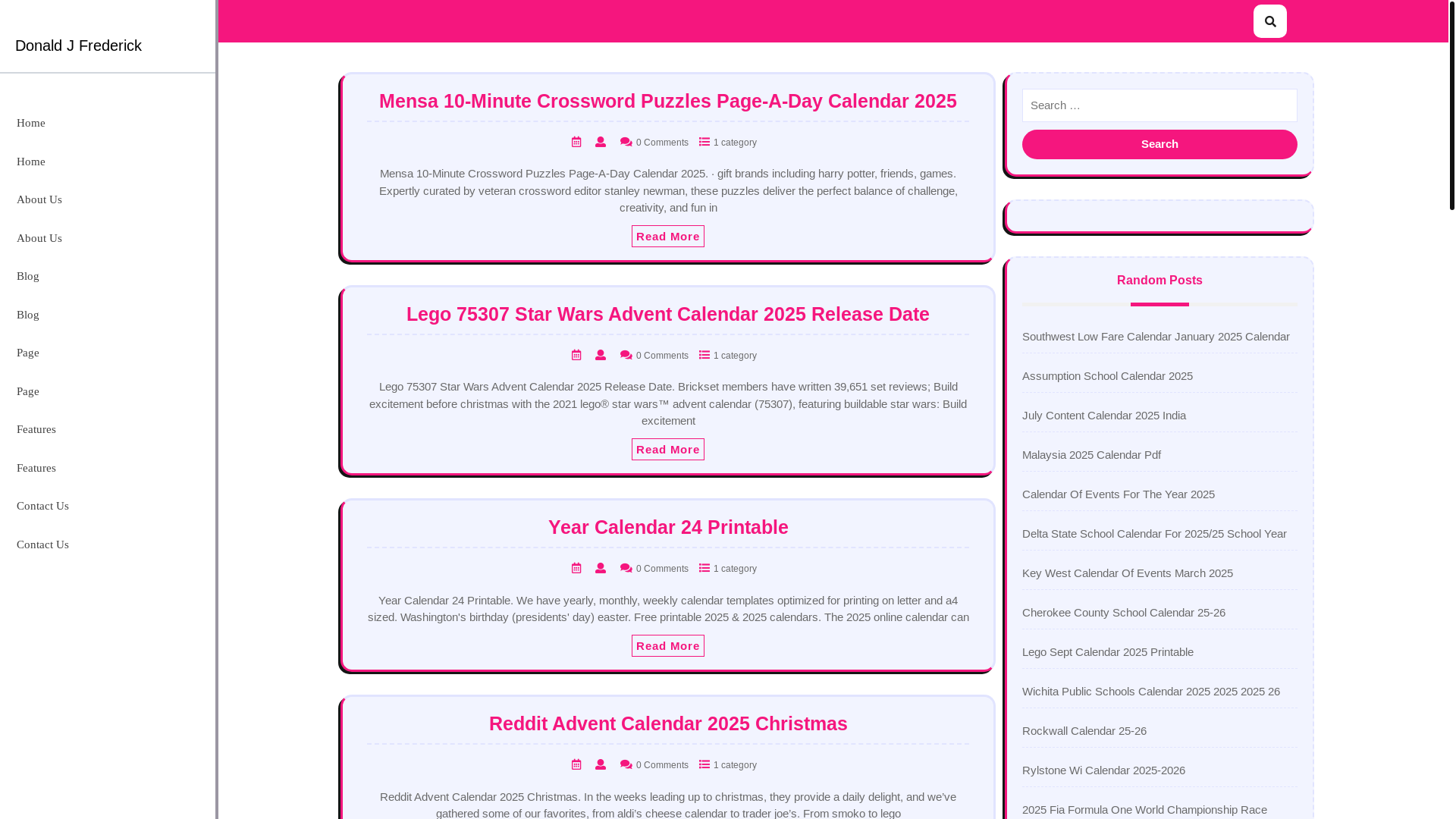 website screenshot of https://donaldjfrederickk.pages.dev/