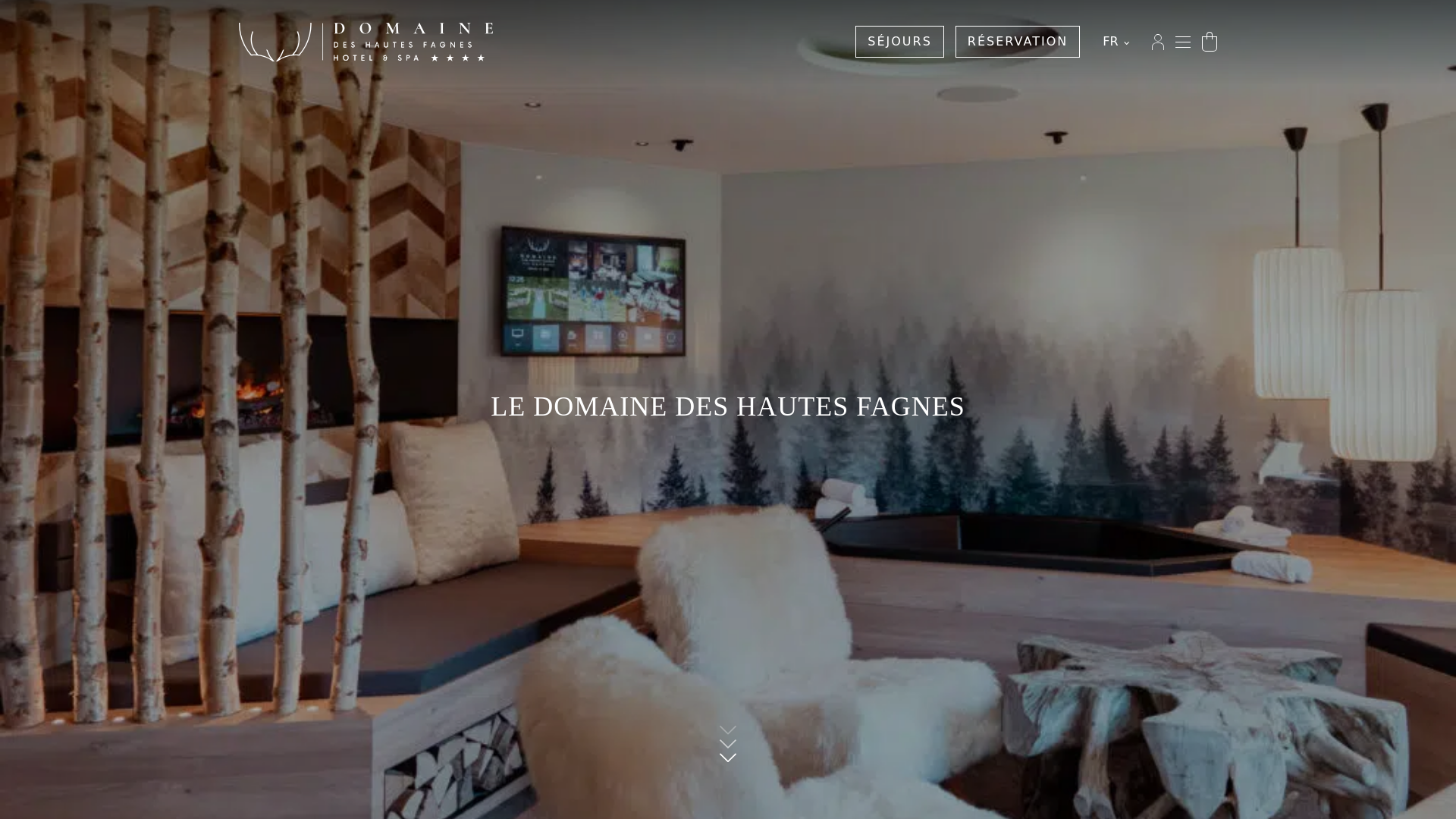 website screenshot of https://domaine-des-hautes-fagnes.be/