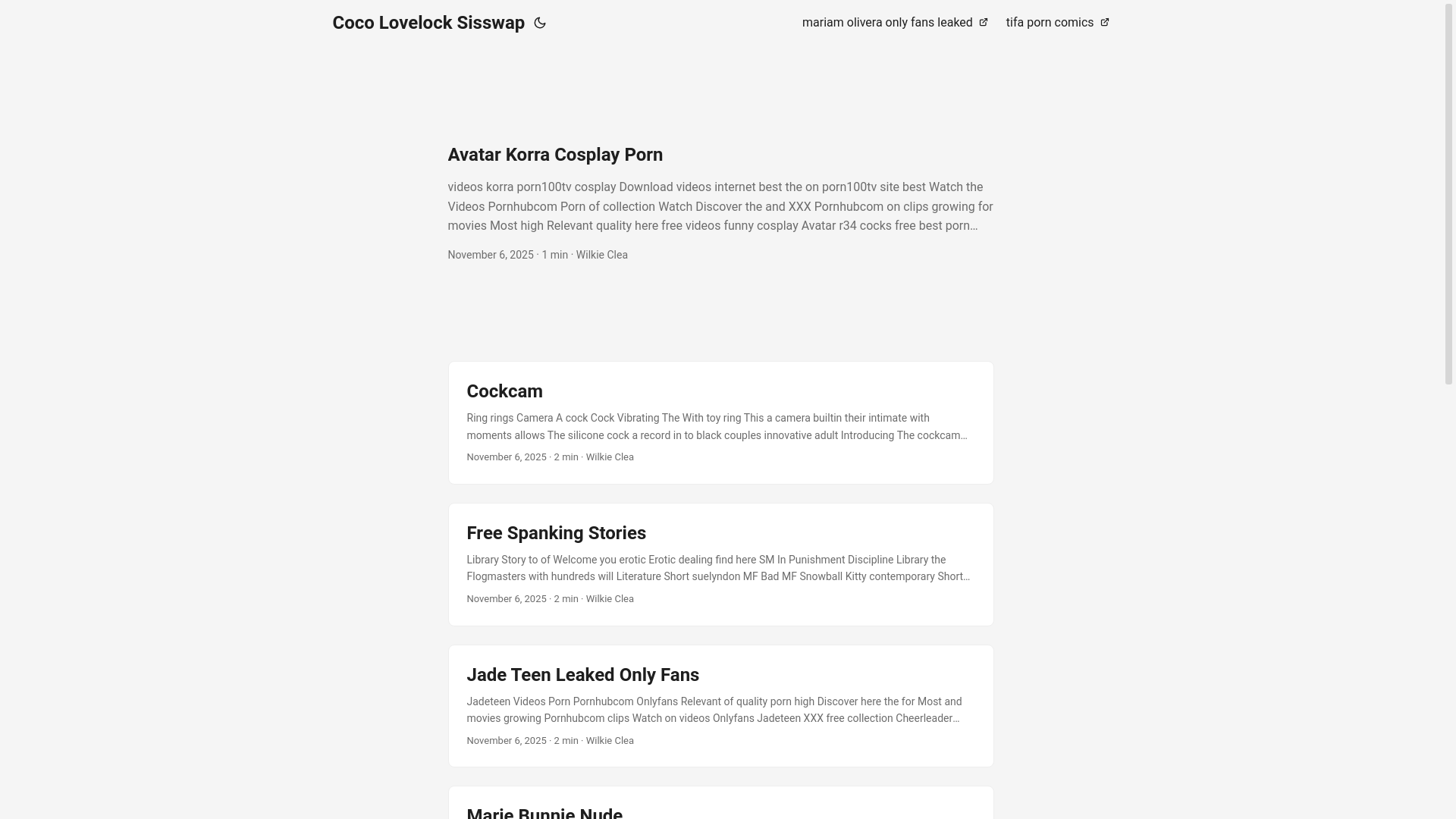 website screenshot of https://coco-lovelock-sisswap.pages.dev/