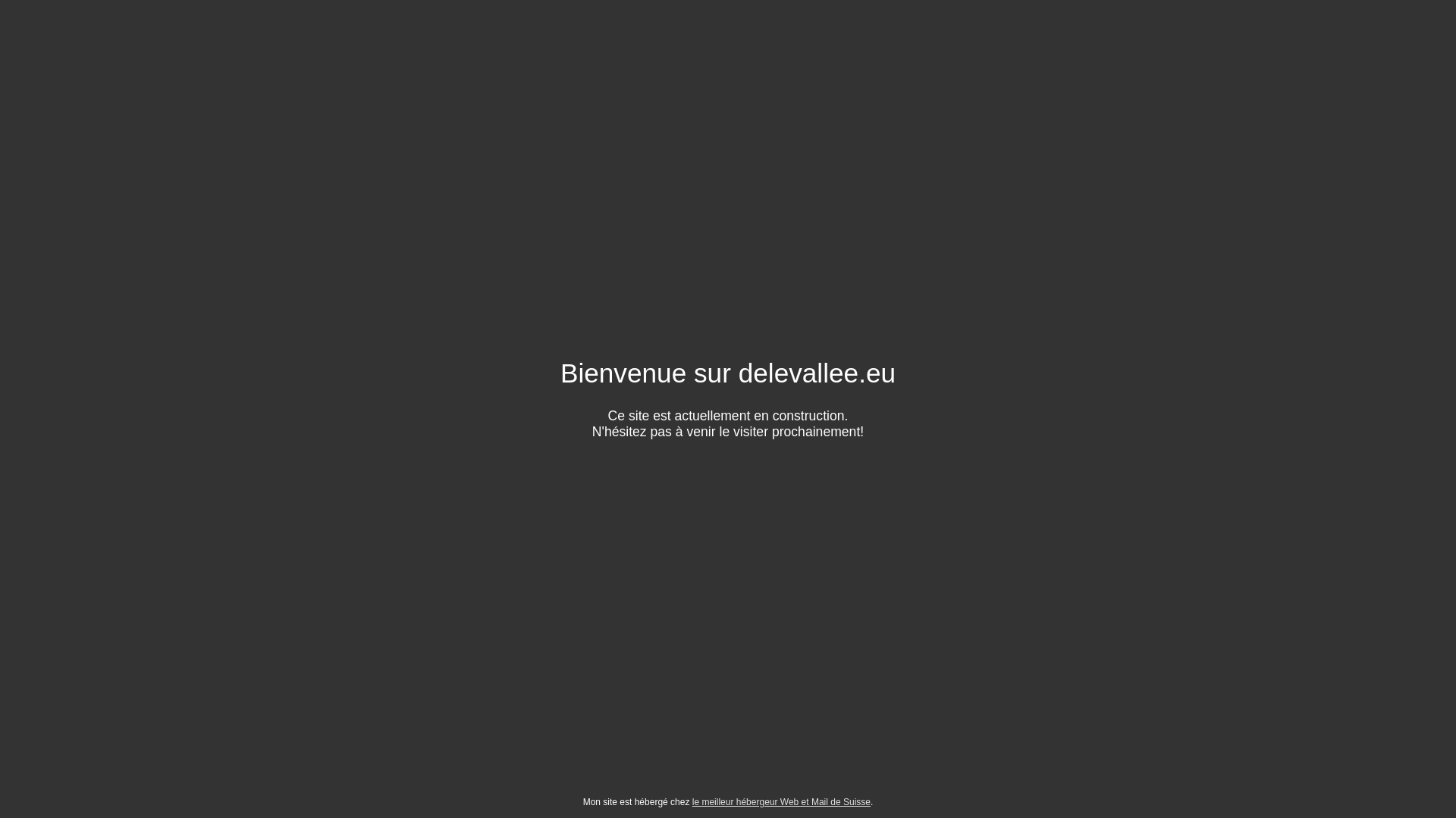 website screenshot of https://delevallee.eu/