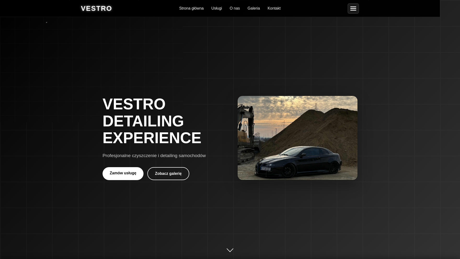 website screenshot of https://vestro.pl/