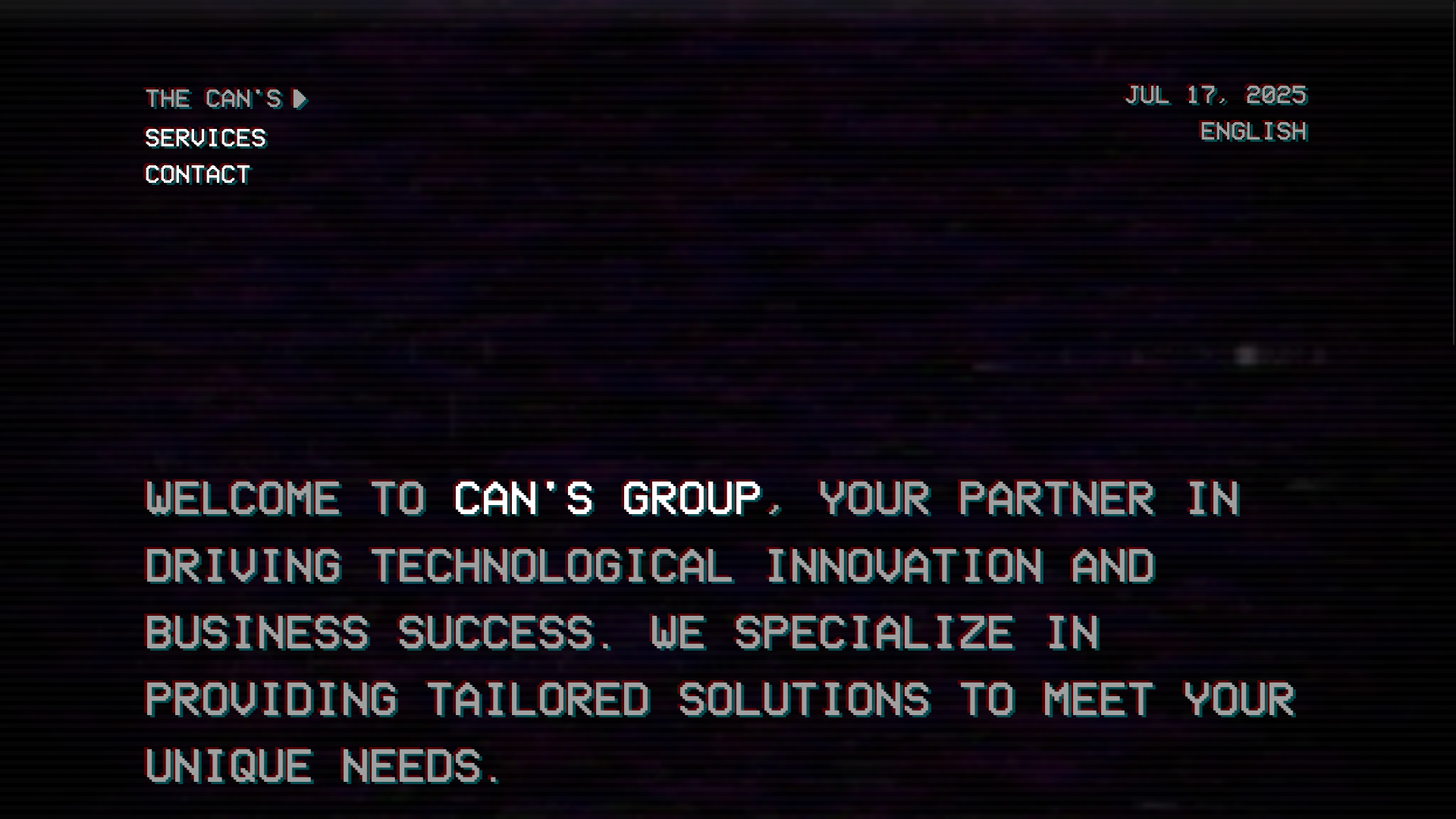 website screenshot of https://thecans-co.pages.dev/