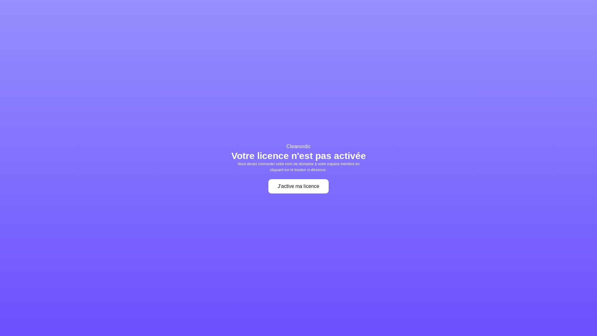 website screenshot of https://cleanordic.com/