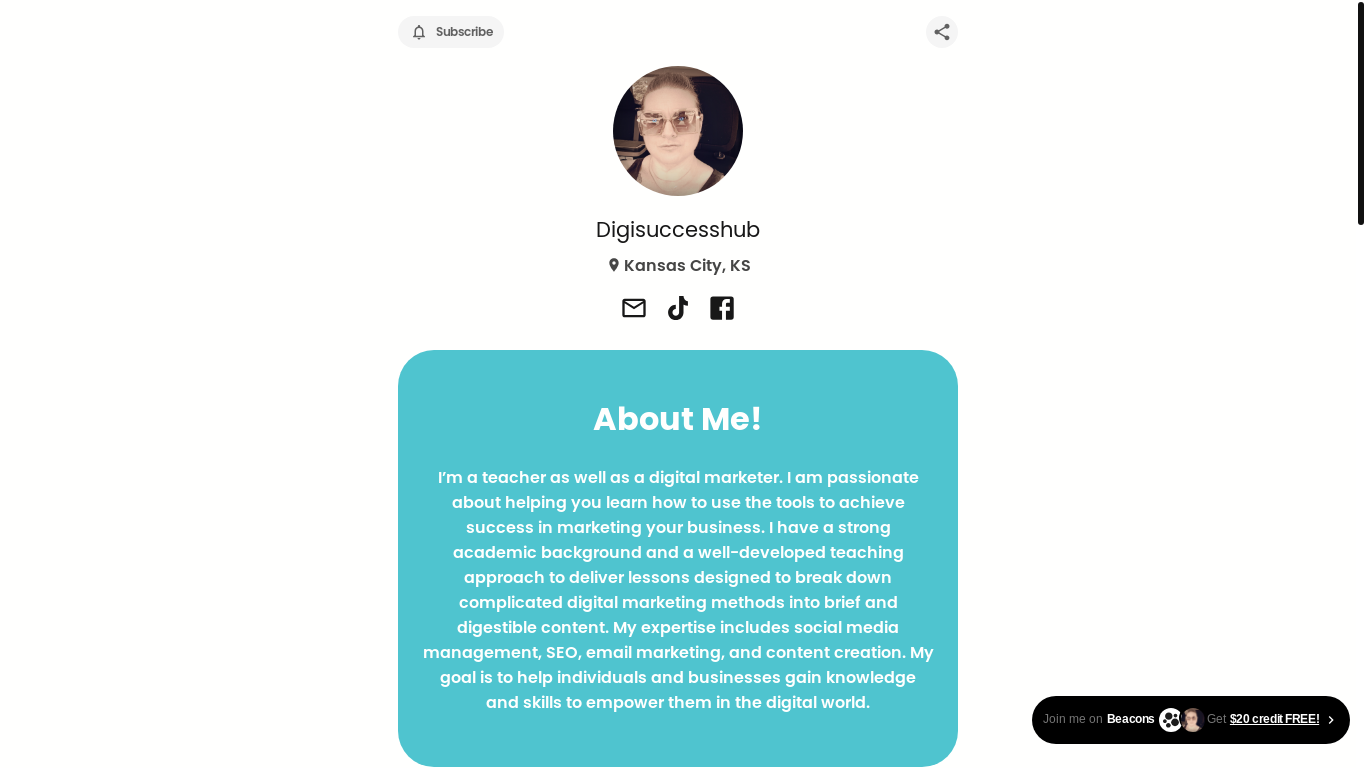 website screenshot of https://digisuccesshub.store/