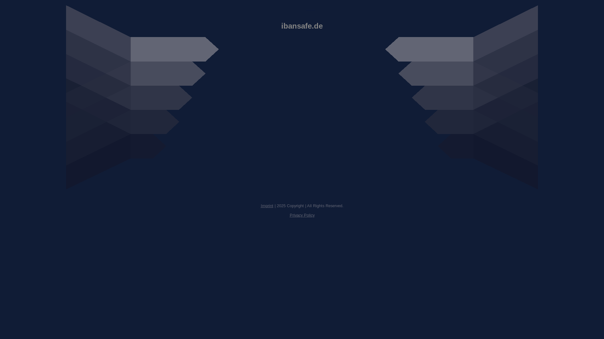 website screenshot of https://ibansafe.de/