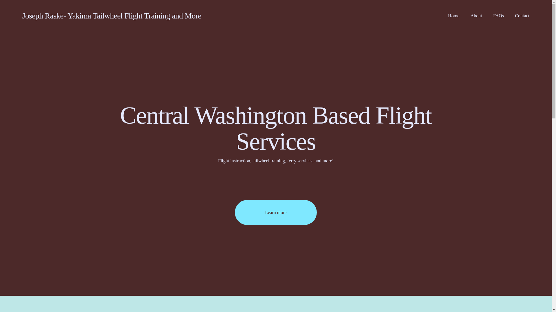 website screenshot of https://josephraske-yakimatailwheelflighttrainingandmore.org/