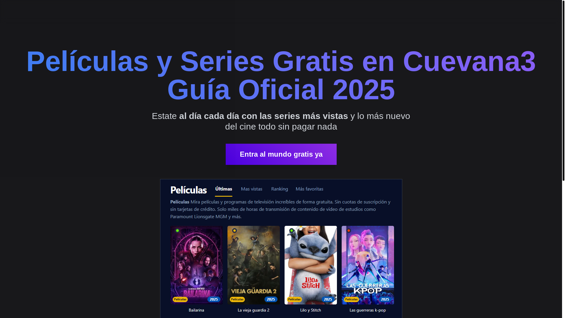 website screenshot of https://cuevana3-skxb.pages.dev/