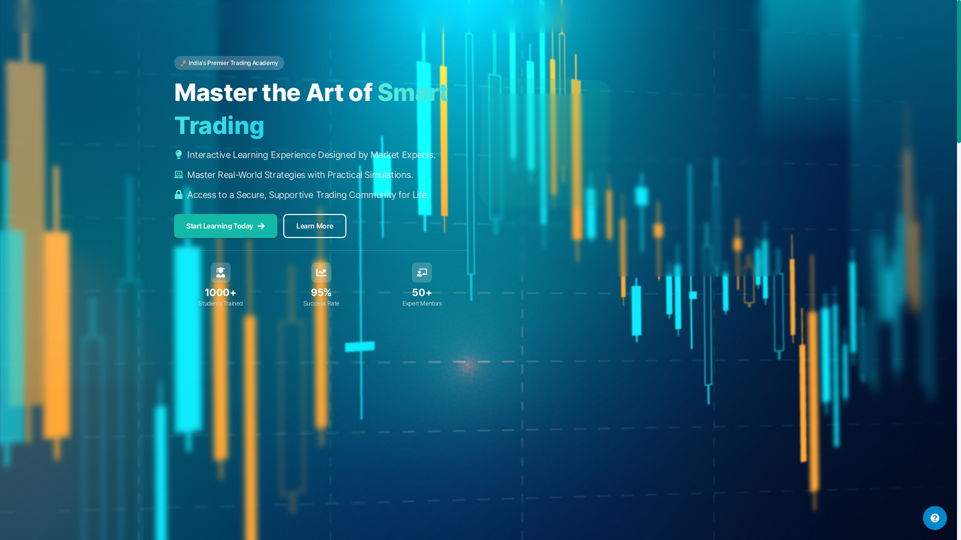 website screenshot of https://rctradeacademy.com/