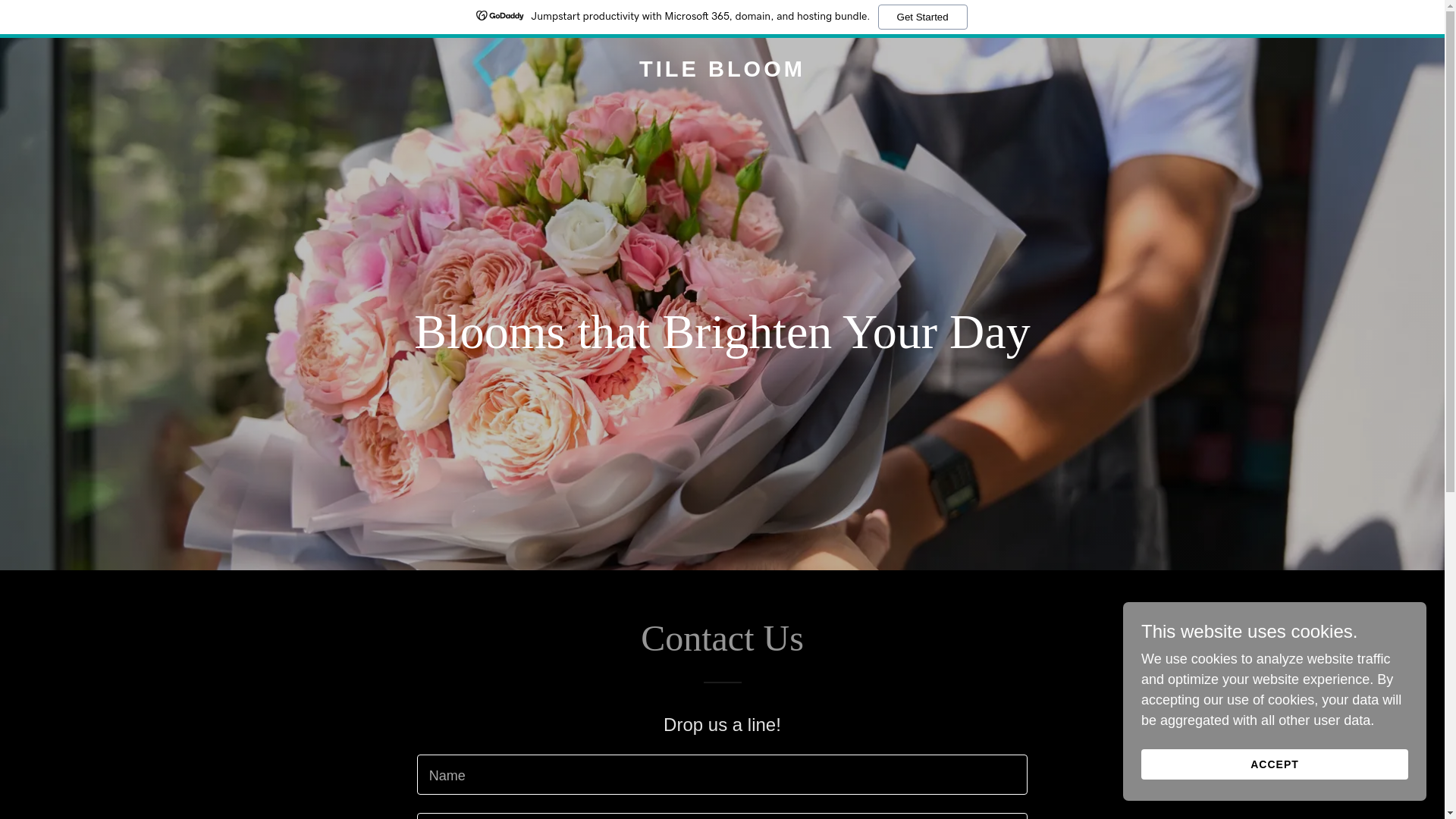 website screenshot of https://tilebloom.com/