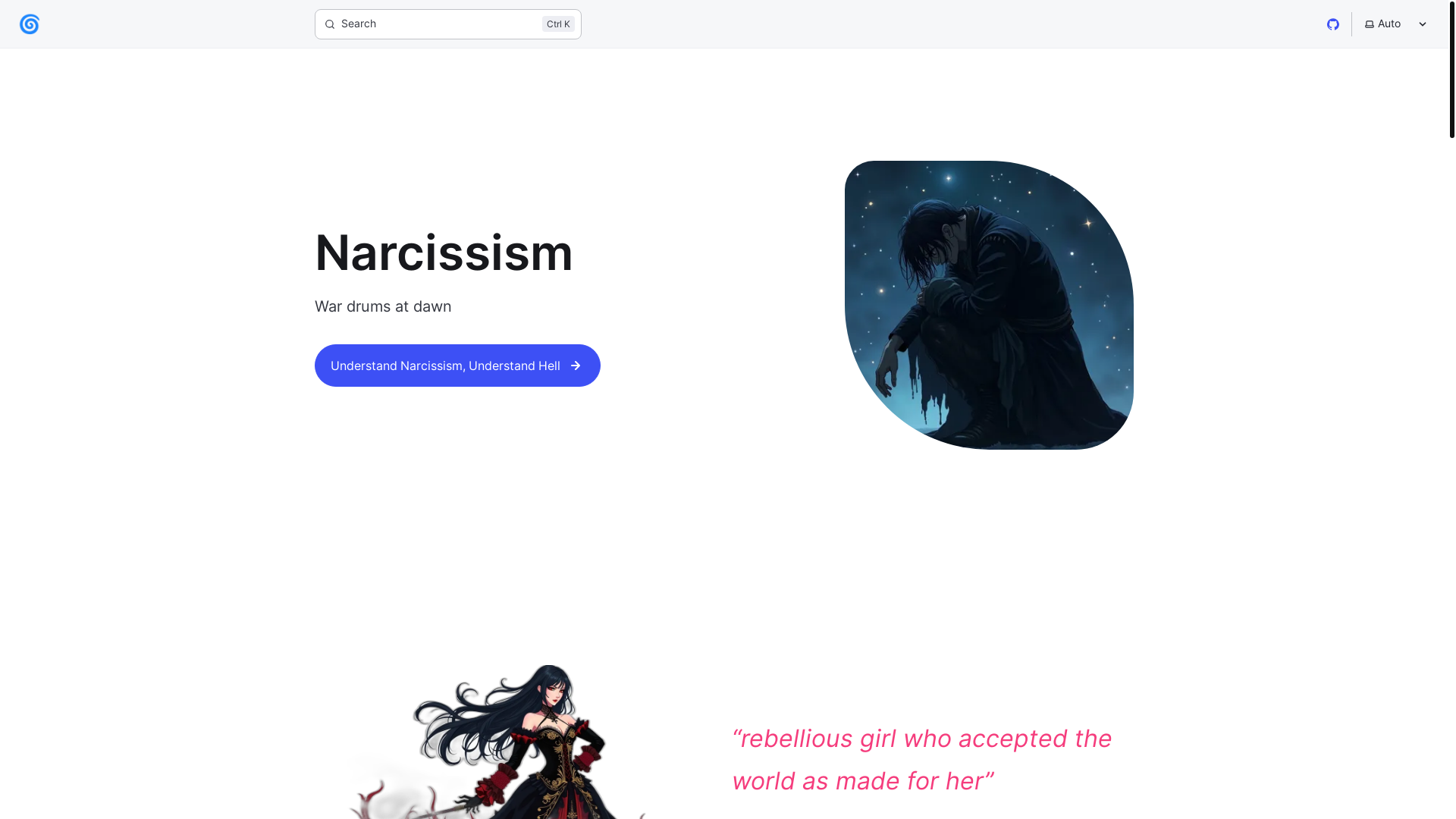 website screenshot of https://fromascorchedearth.com/