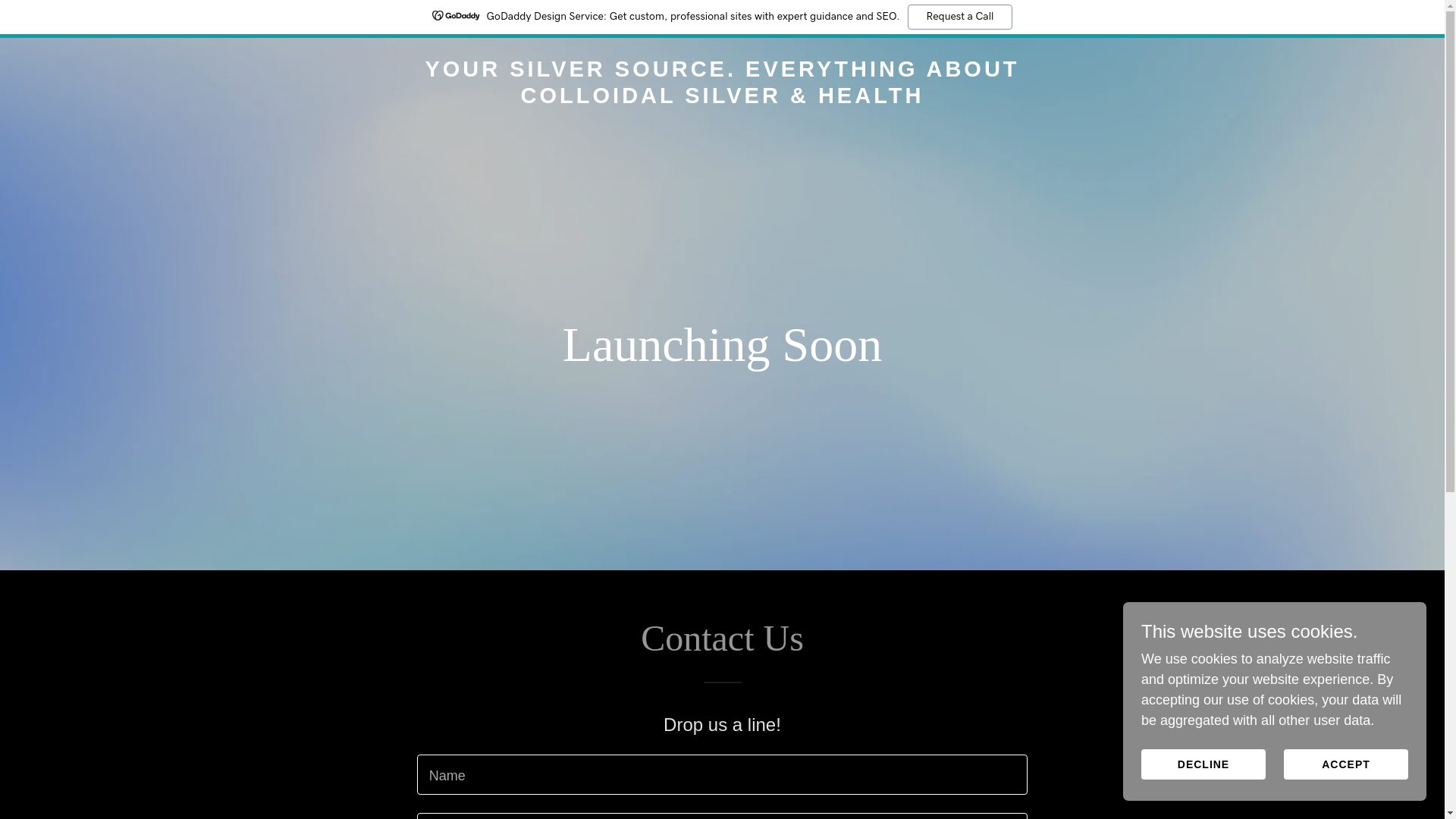 website screenshot of https://yoursilversource.co.uk/