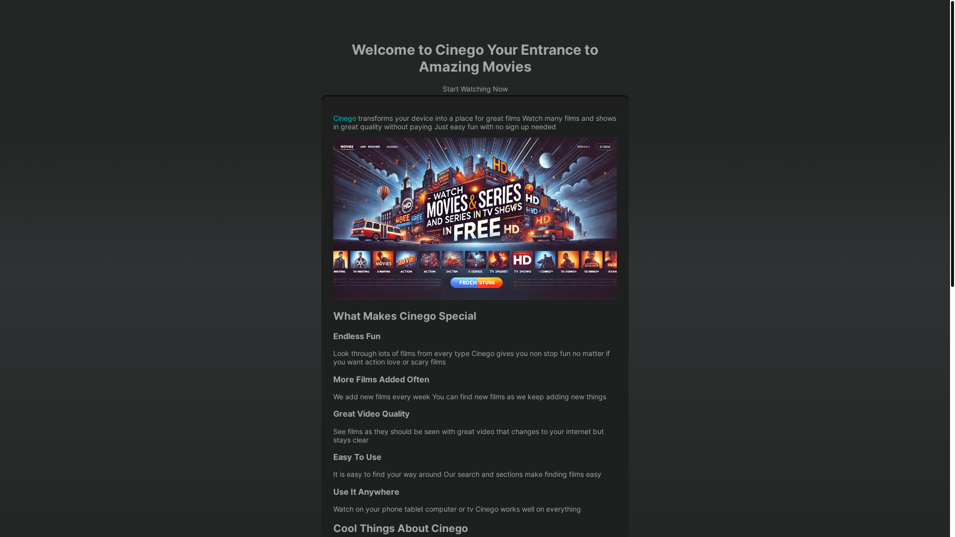website screenshot of https://cinego-vq3w.pages.dev/