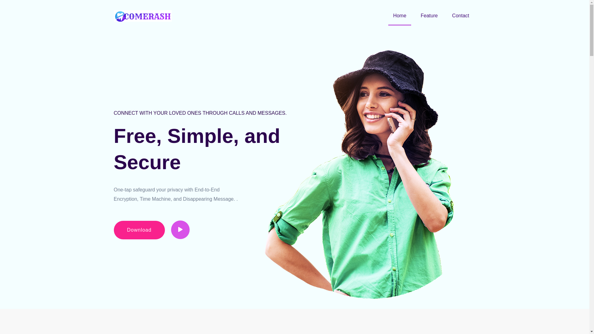 website screenshot of https://comera.pro/