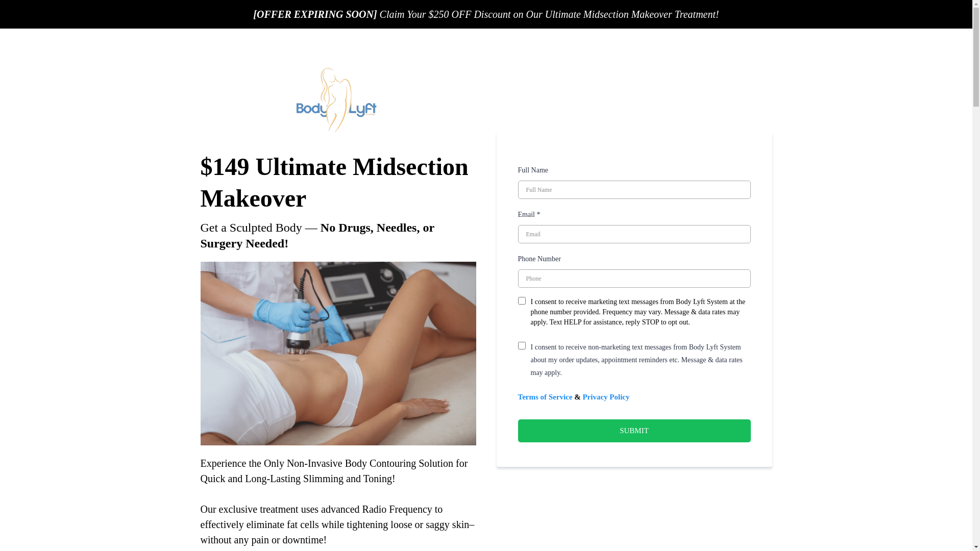 website screenshot of https://bodylyftsystempromos.com/