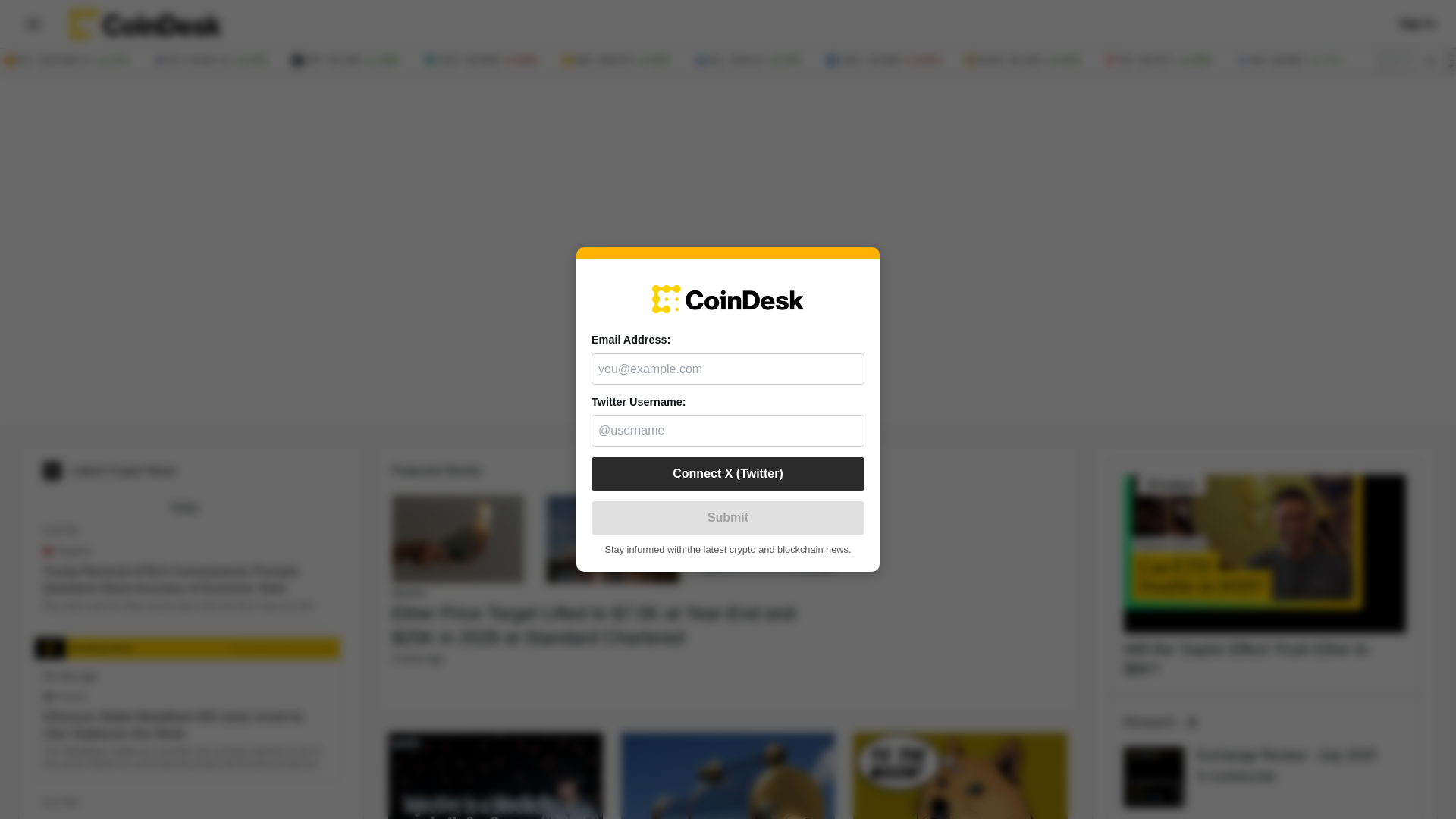 website screenshot of https://auth-coindesk.pages.dev/
