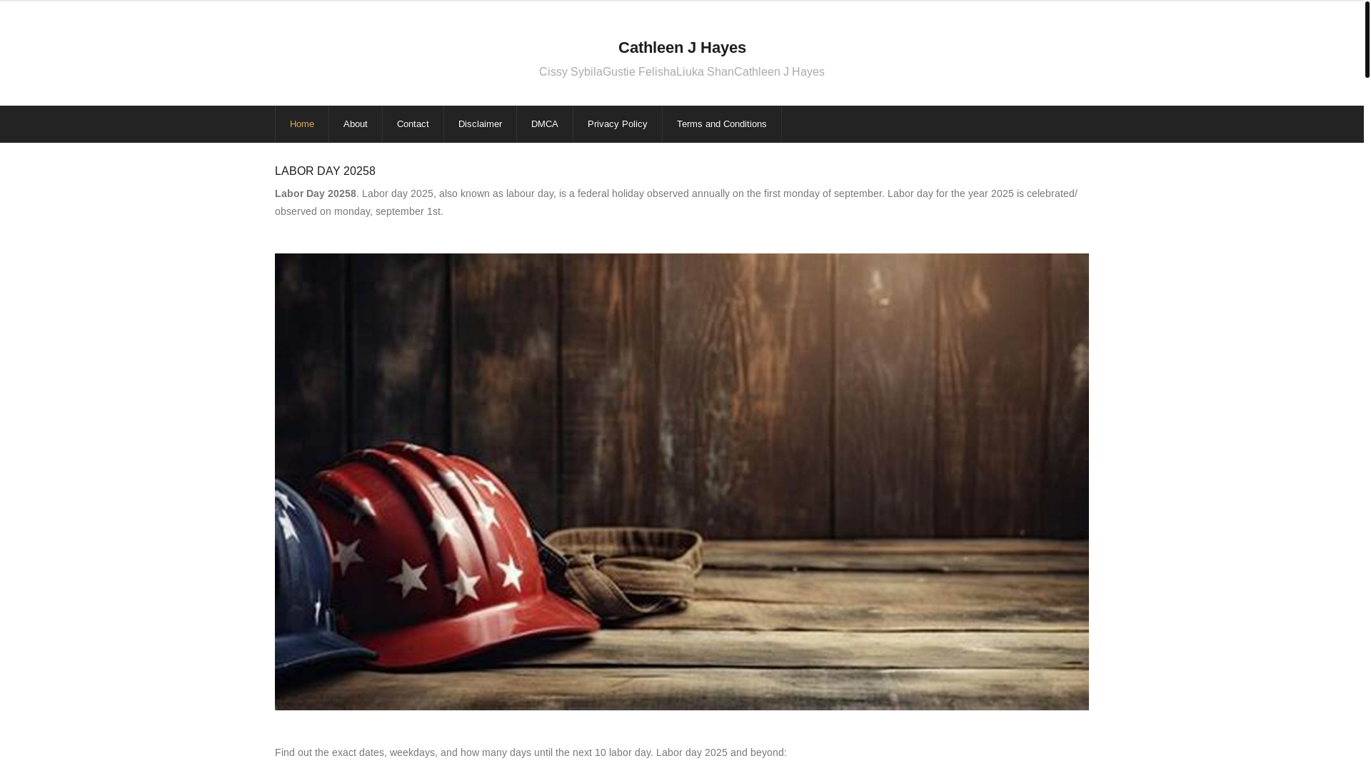 website screenshot of https://cathleenjhayesk.pages.dev/