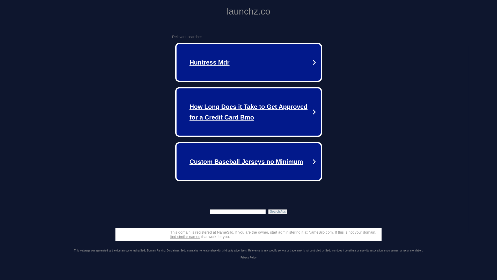 website screenshot of https://launchz.co/