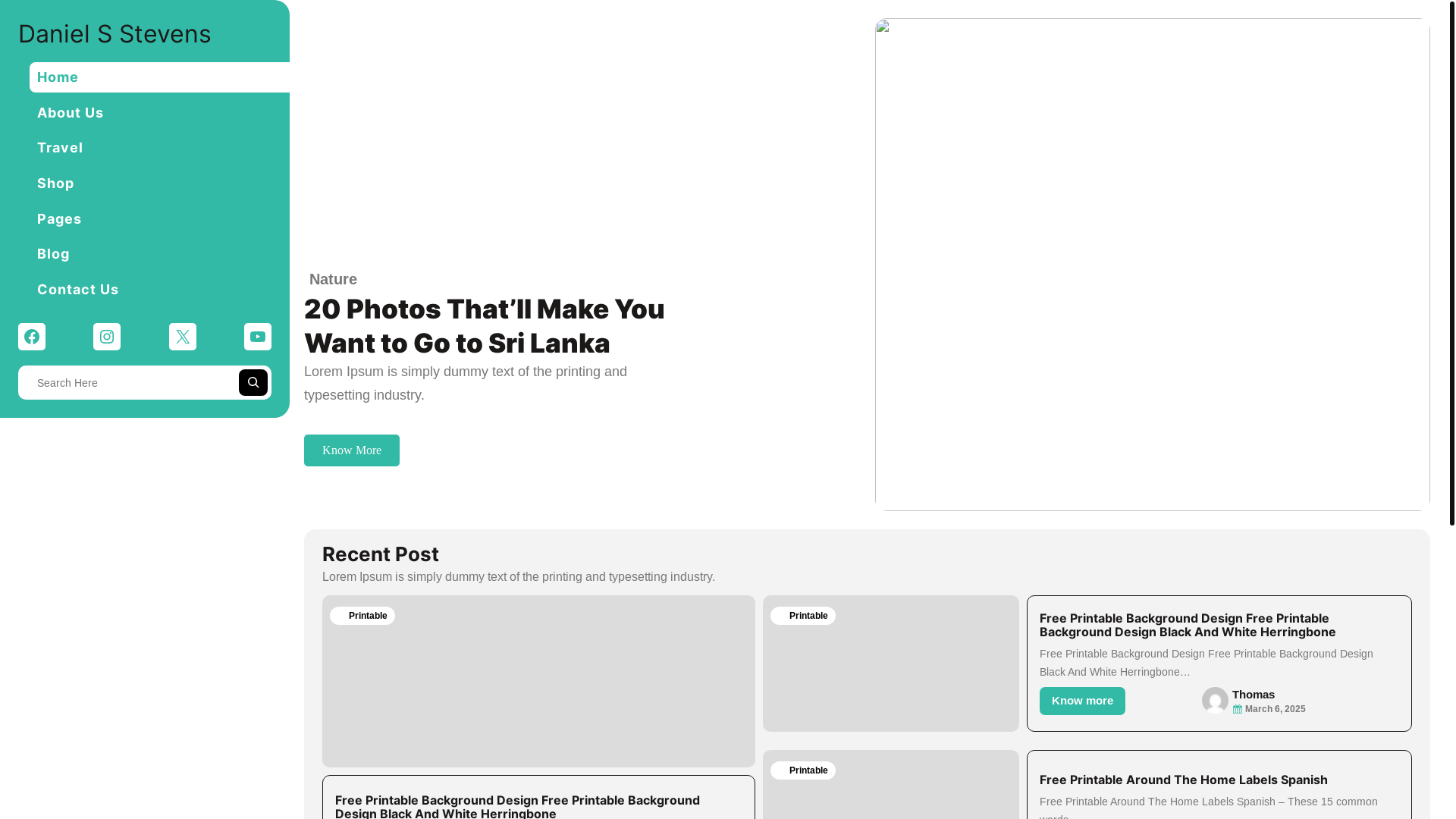 website screenshot of https://danielsstevensk.pages.dev/