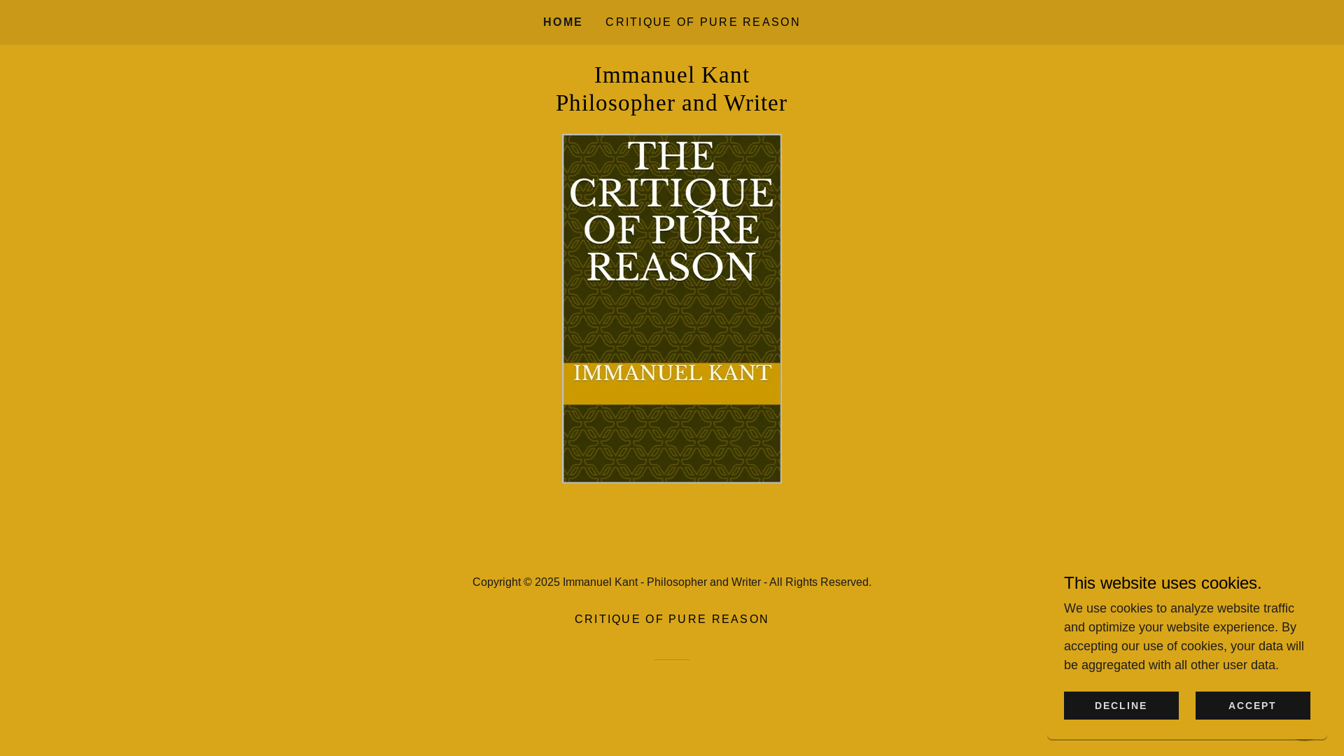 website screenshot of https://immanuelkant-philosopher.com/