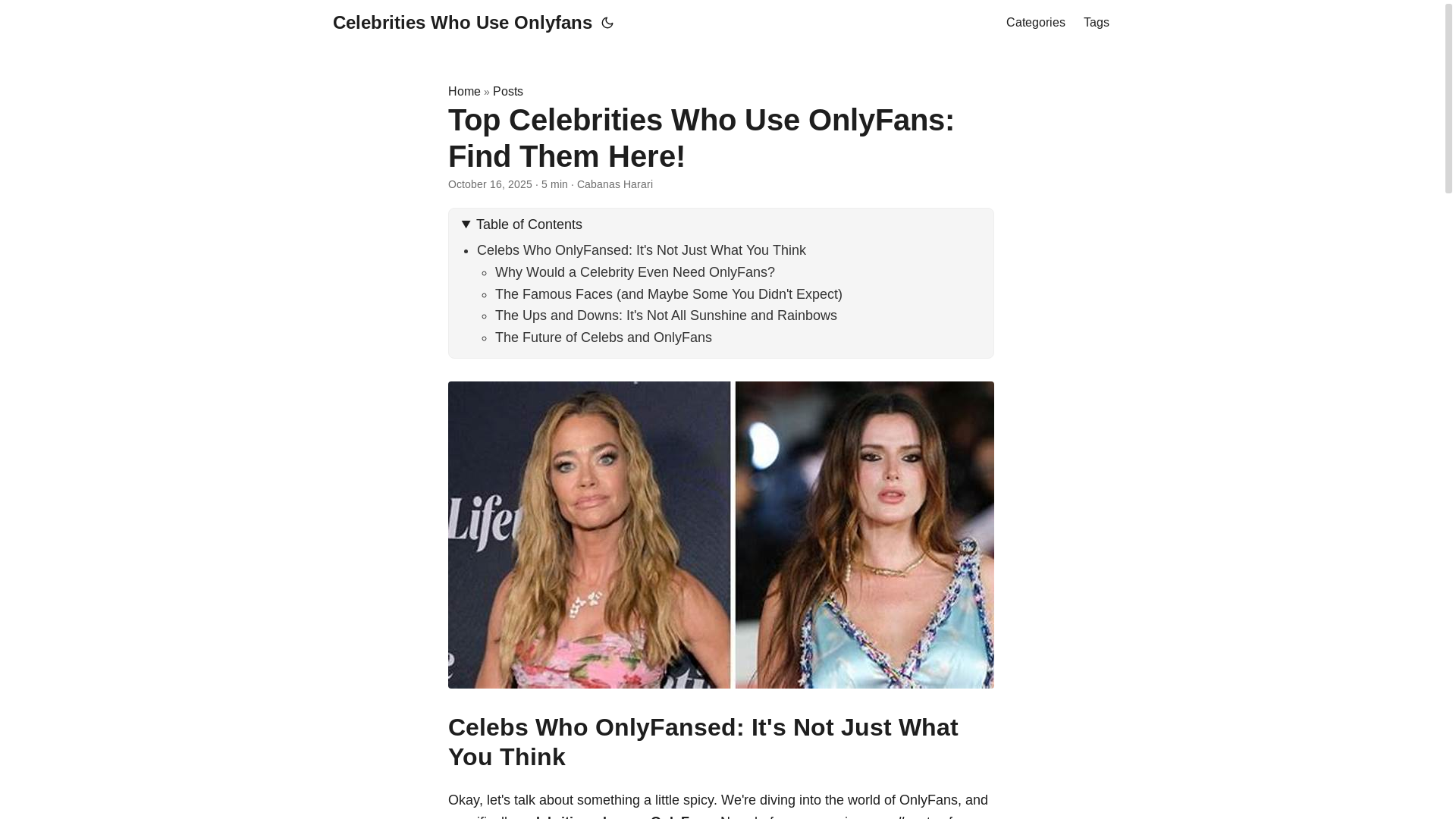 website screenshot of https://celebrities-who-use-onlyfans.pages.dev/