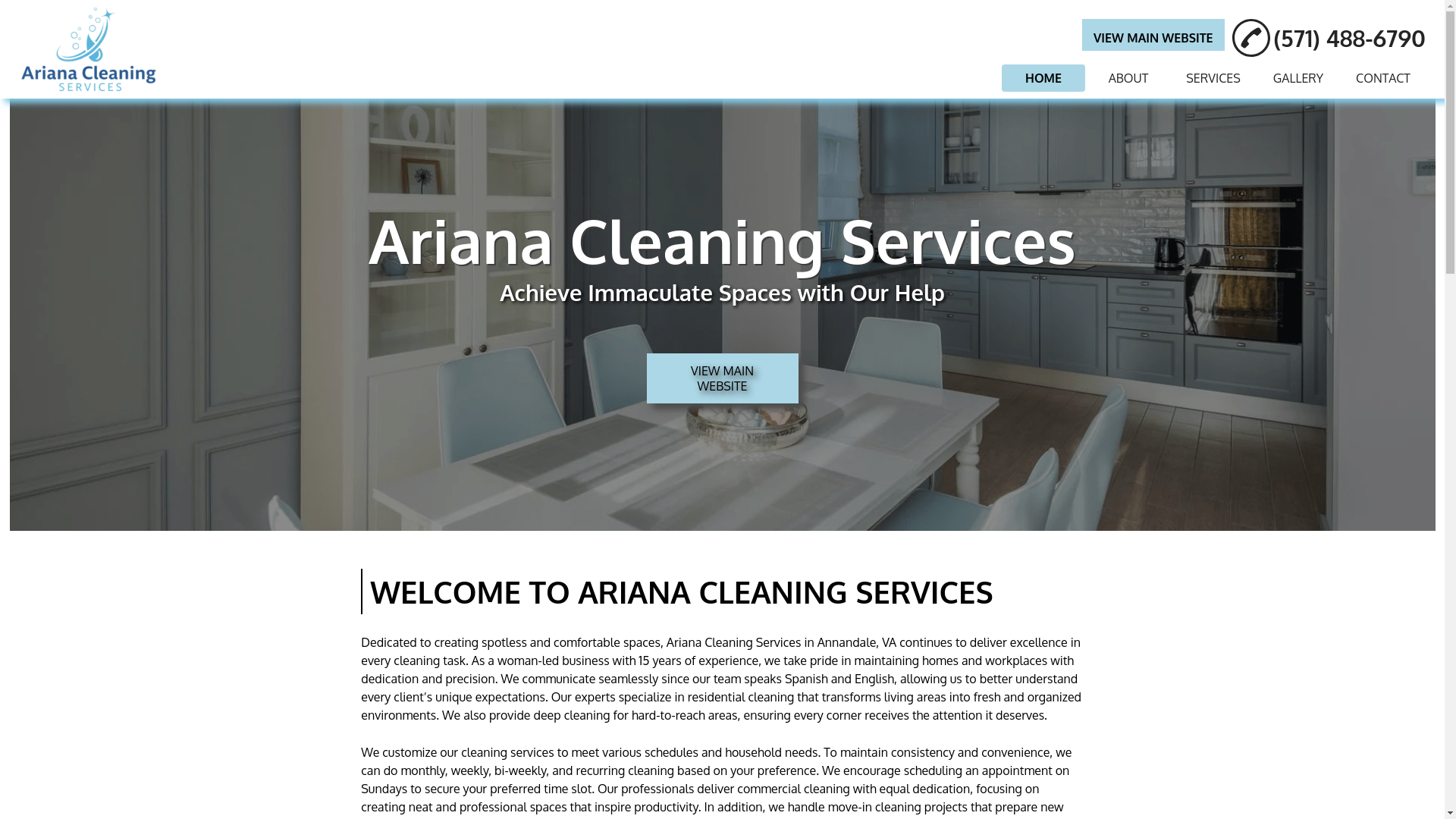 website screenshot of https://cleaningservicesannandale.com/
