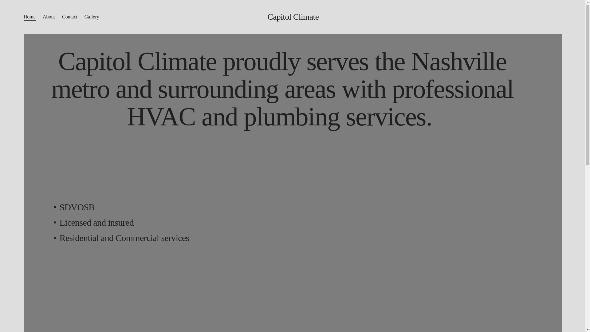 website screenshot of https://capitolclimate.com/