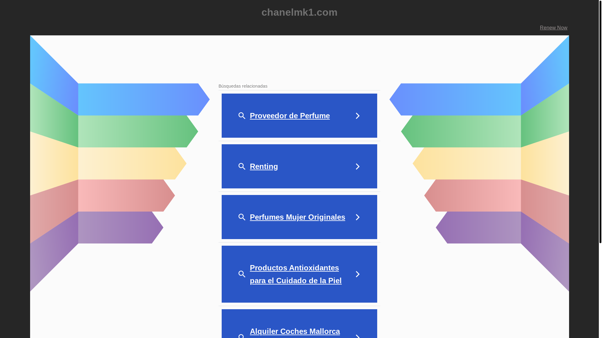 website screenshot of https://chanelmk1.com/