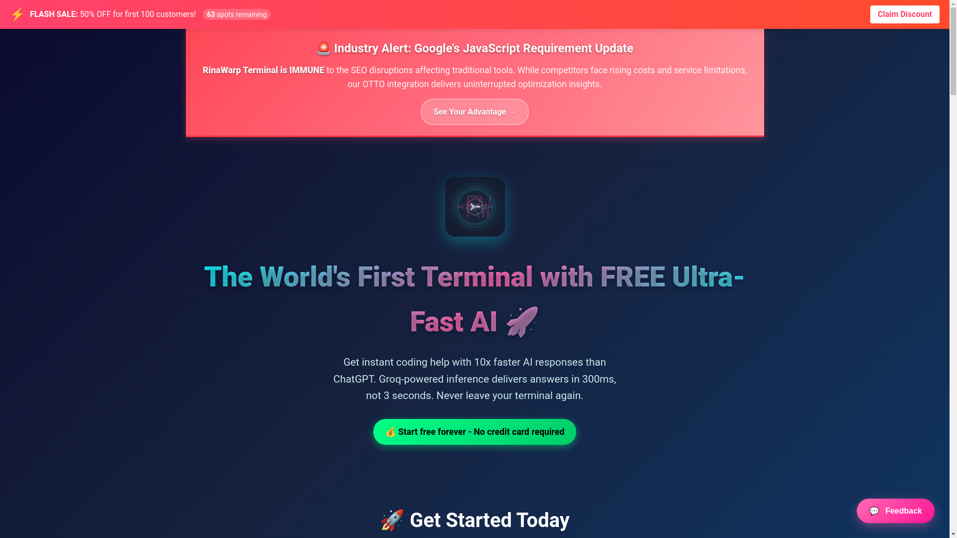 website screenshot of https://rinawarptech.pages.dev/