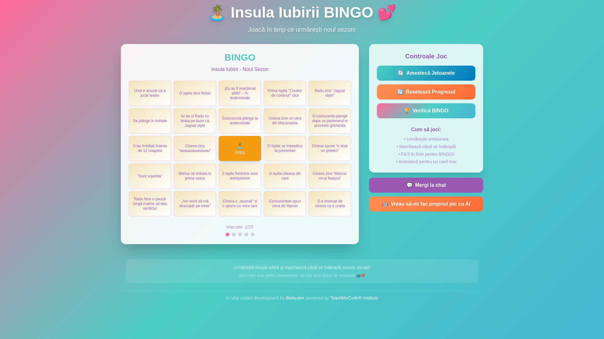 website screenshot of https://insulabingo.ro/