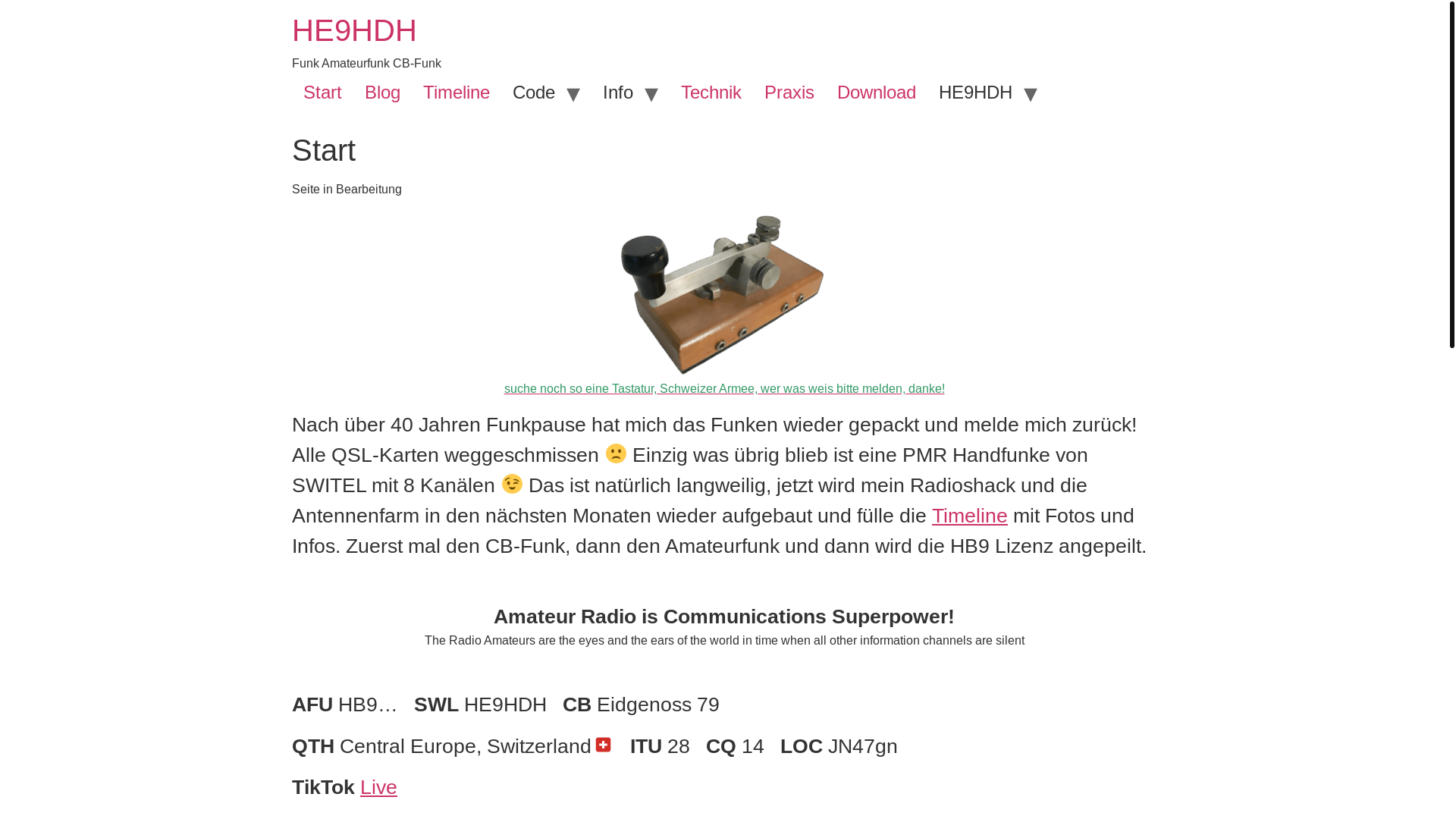website screenshot of https://ft8.ch/
