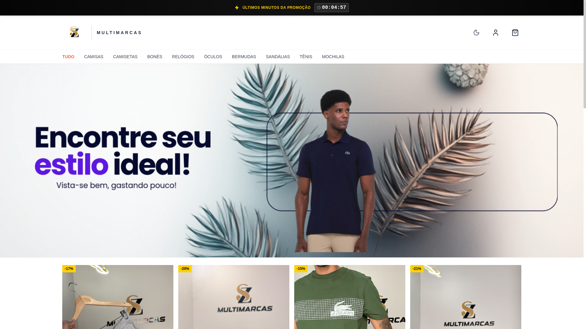 website screenshot of https://szmultimarcas.site/