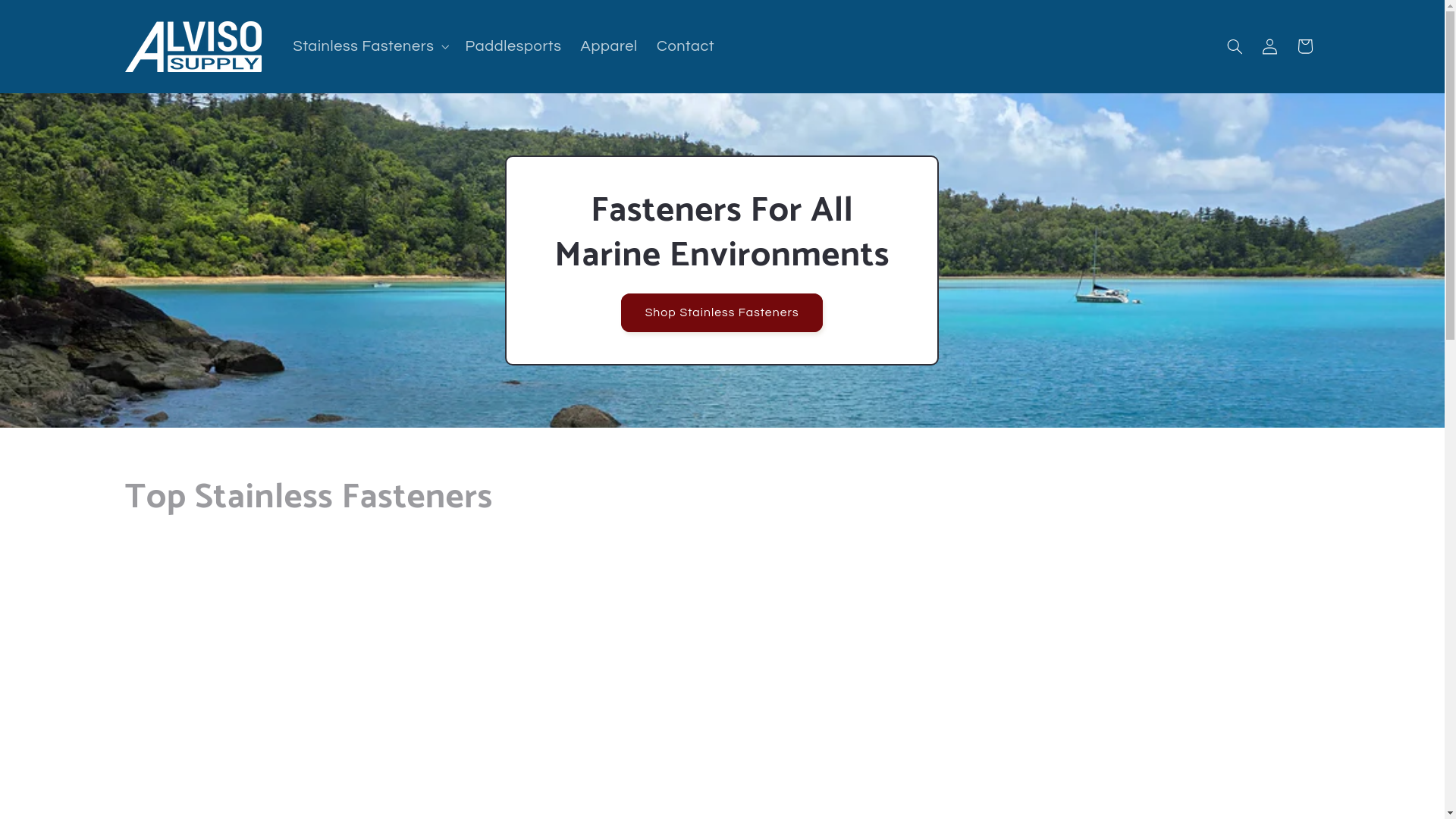 website screenshot of https://alvisomarine.com/