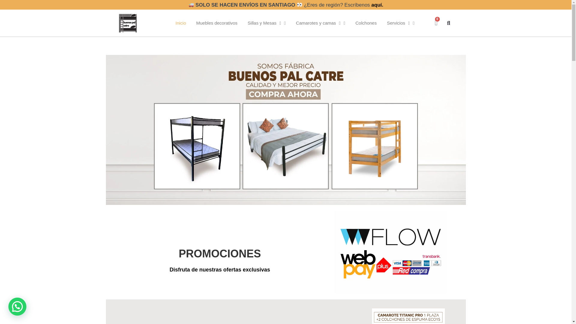 website screenshot of https://buenospalcatre.store/