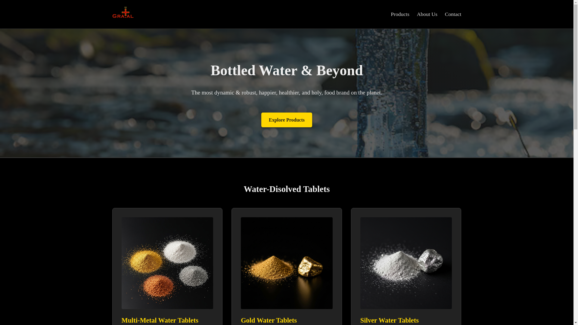 website screenshot of https://site-graal.pages.dev/