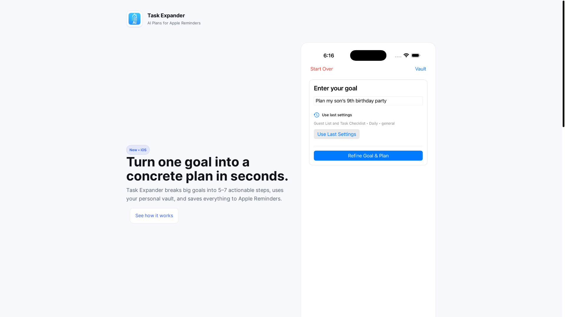 website screenshot of https://task-expander.pages.dev/