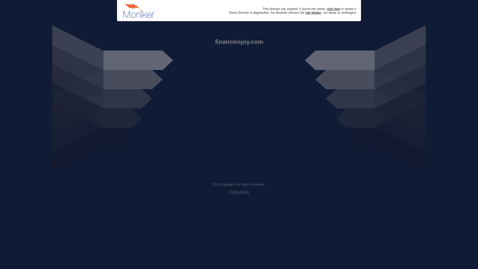 website screenshot of https://financeisjoy.com/