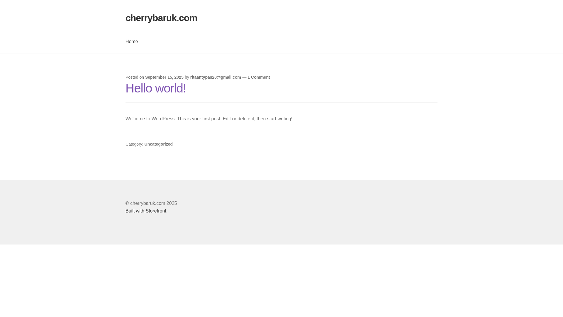 website screenshot of https://cherrybaruk.com/