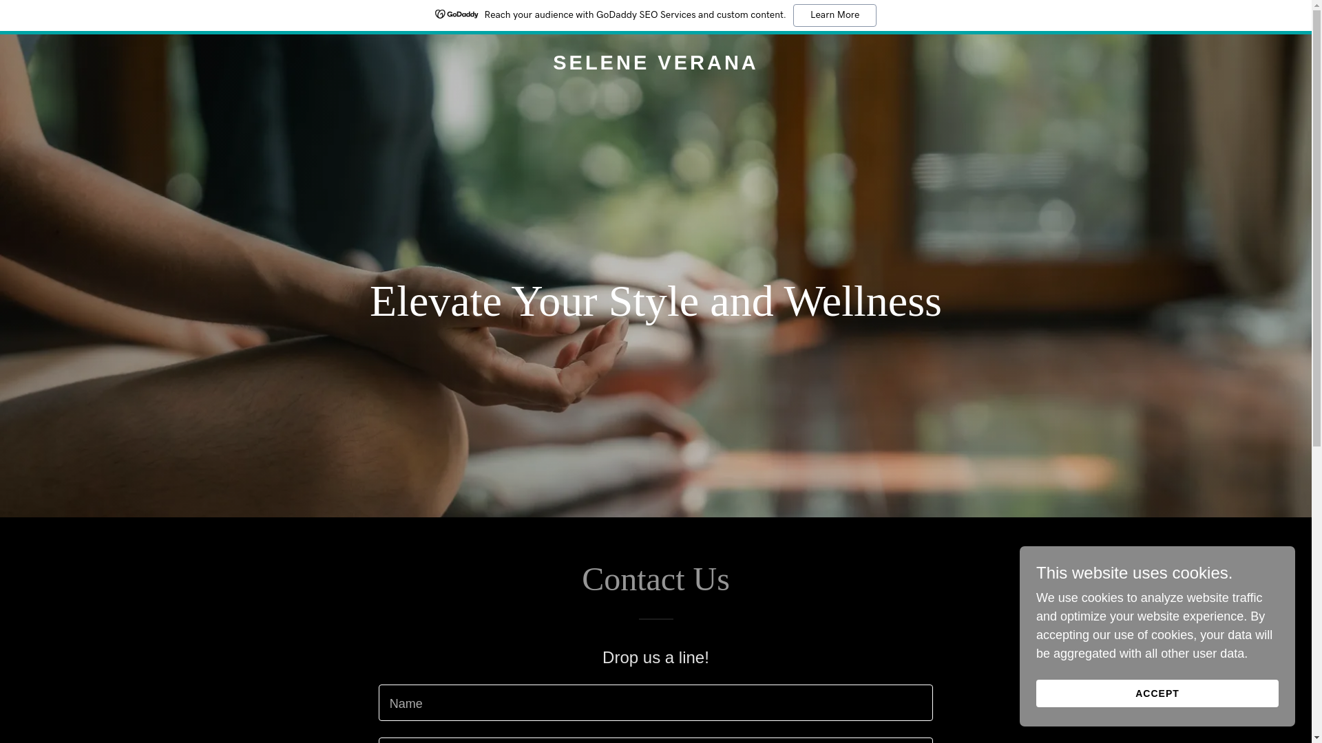 website screenshot of https://seleneverana.com/