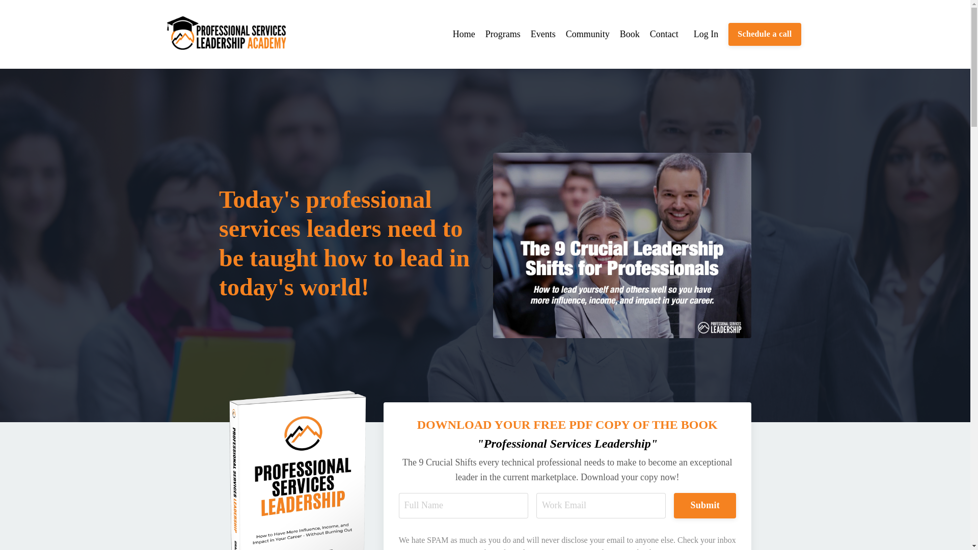 website screenshot of https://9shiftsleadership.com/